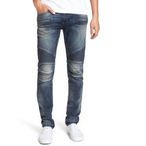 Hudson Blinder Biker Moto Skinny Fit Jeans